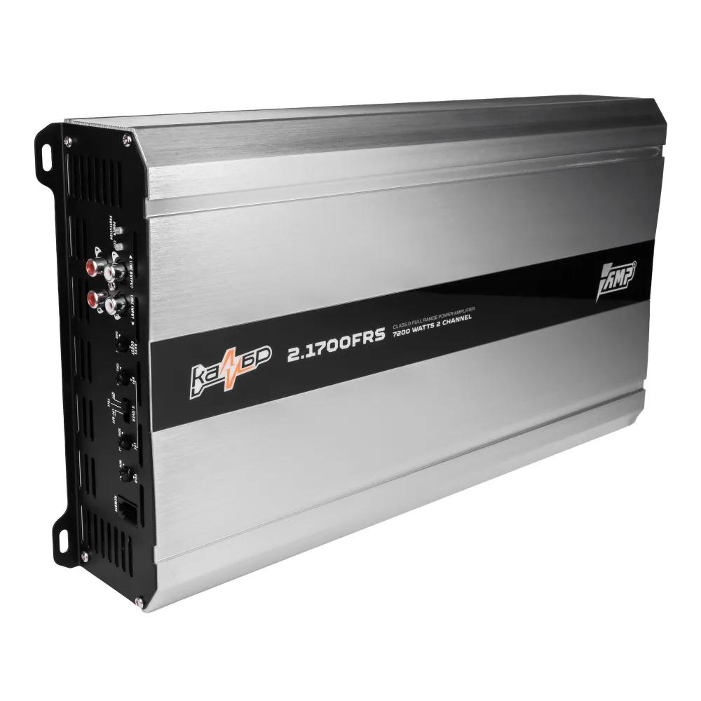 AMP | КАЛИБР 2.1700 FRS | 1-кан, класс D, мощность RMS 1700 Вт х2 ( 1 Ом ), 1200 Втх1 ( 2 Ом ) | 6