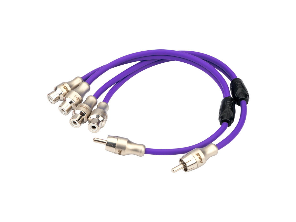 AurA | RCA-BY21 MkII | Y-кабель 0.2 метра, 2 мамы/1 папа, 2 ШТ., бескислородная медь (OFC) | 1