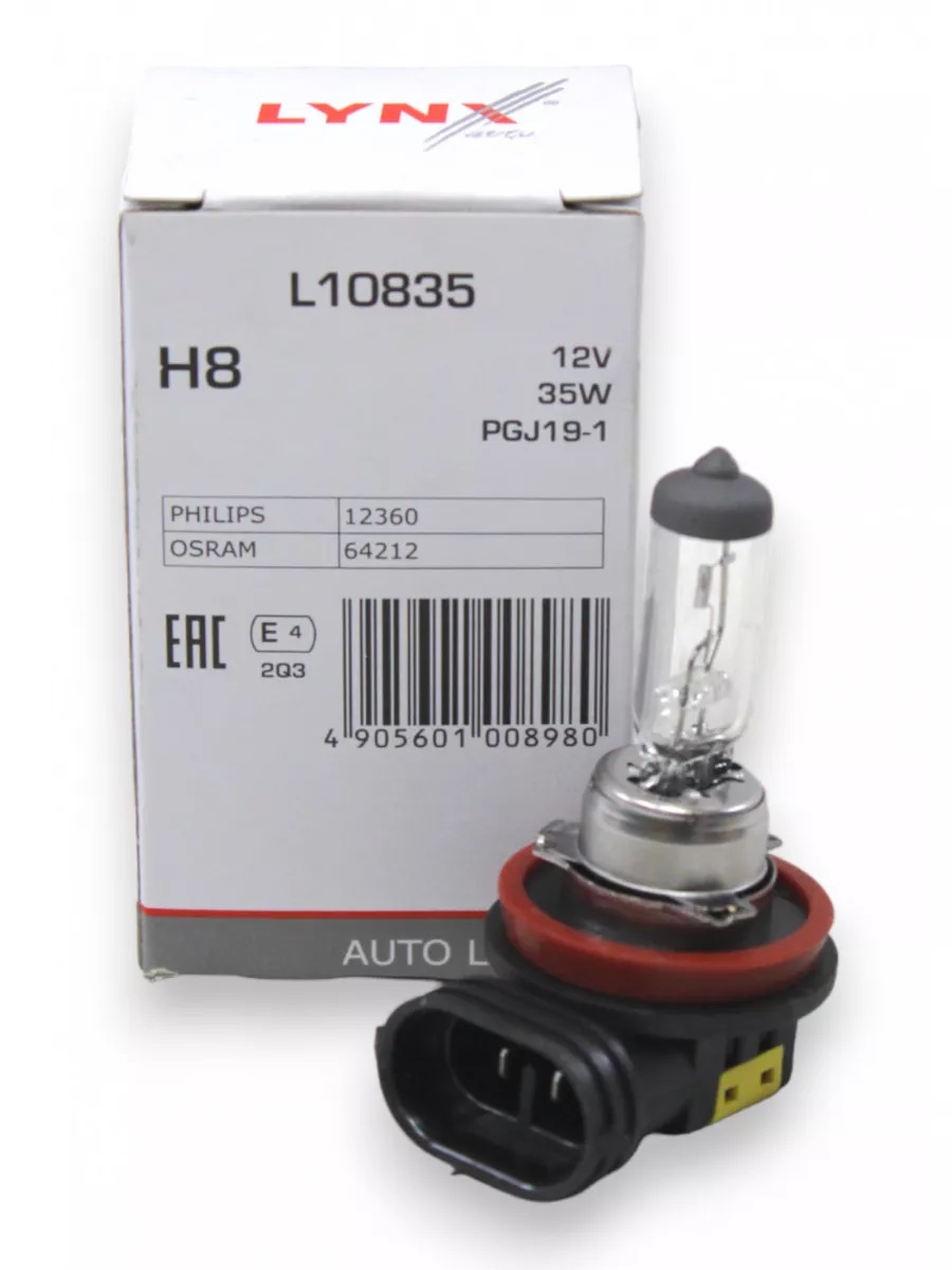 LYNX |  H8  | 12V 35W PGJ9-1 лампа накаливания (L10835) | превью 1
