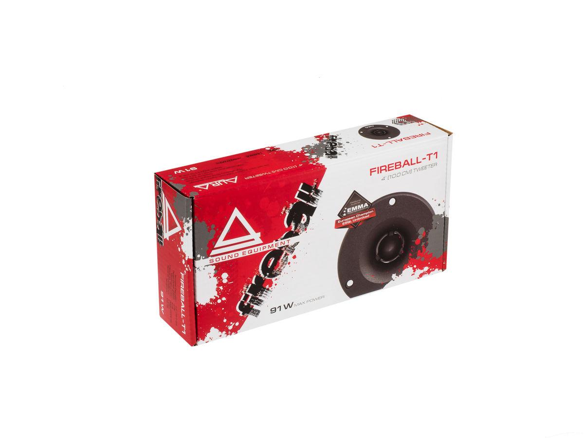 AurA | FIREBALL-T1 | ВЧ 4" (10cm), ПАРА, 4 Ом, 51/91w, 100db, 3kHz - 20kHz, 36mm | 5