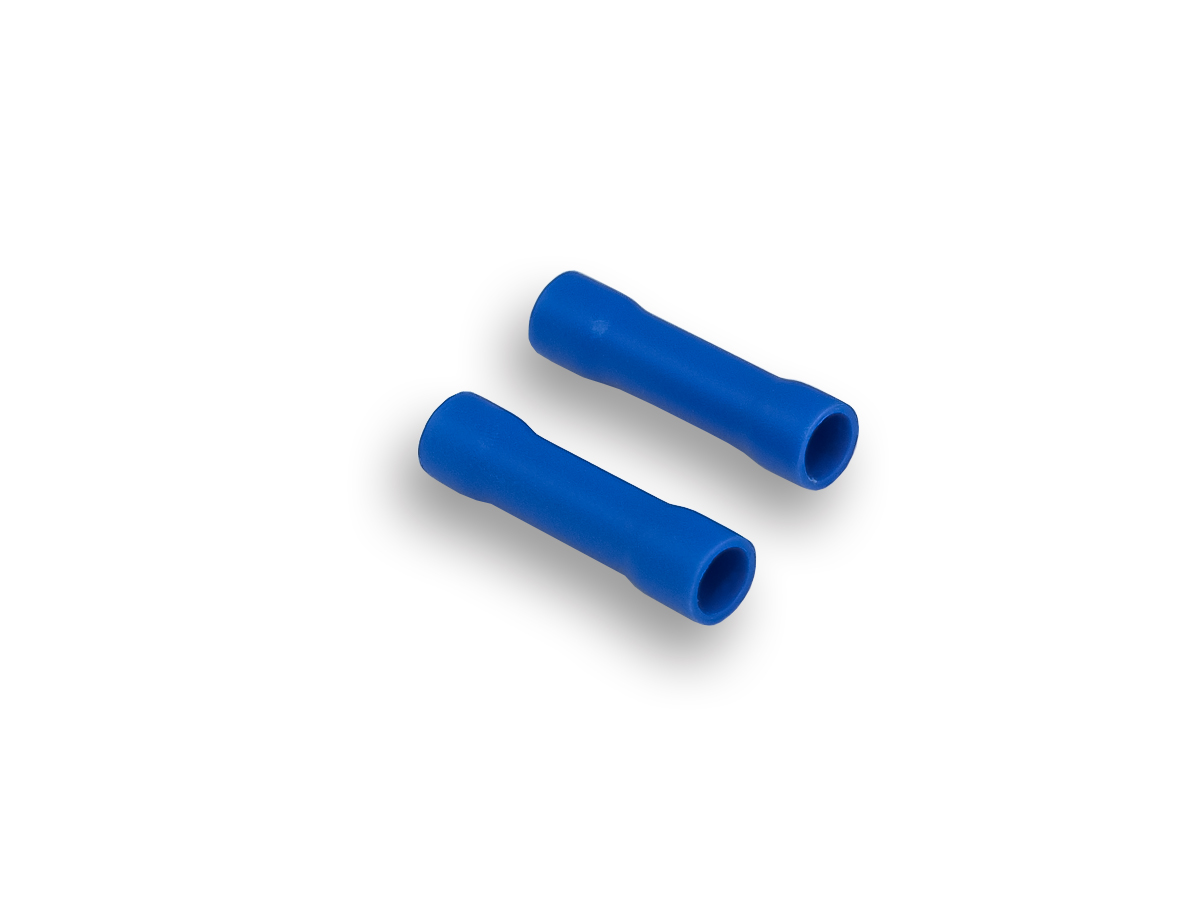 AurA | ATB-1255 | Трубка-коннектор, синяя, диаметр кабеля: 1,5 - 2,5 mm, уп. 100шт. | превью 1