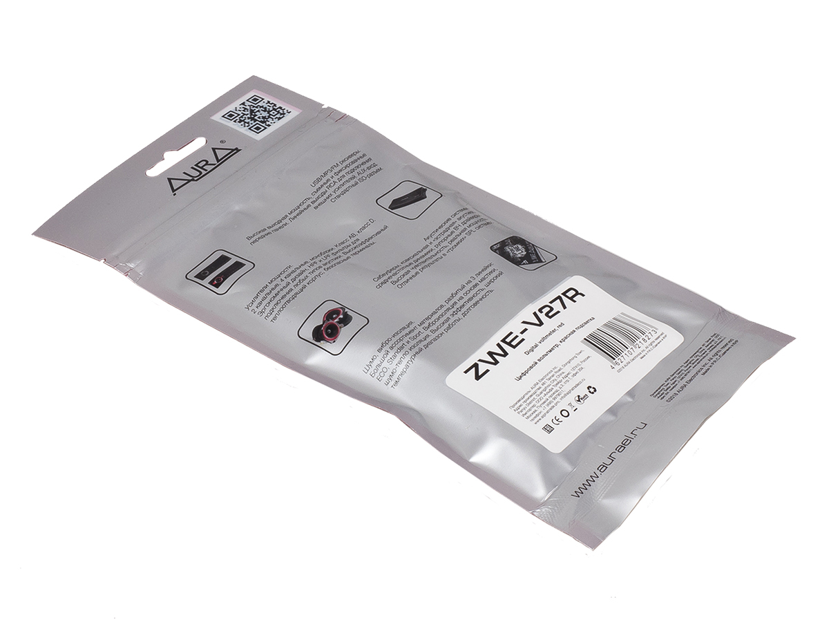 AurA | ZWE-V27R | Вольтметр цифровой, 9-18V, 3 сегмента, красный | превью 3