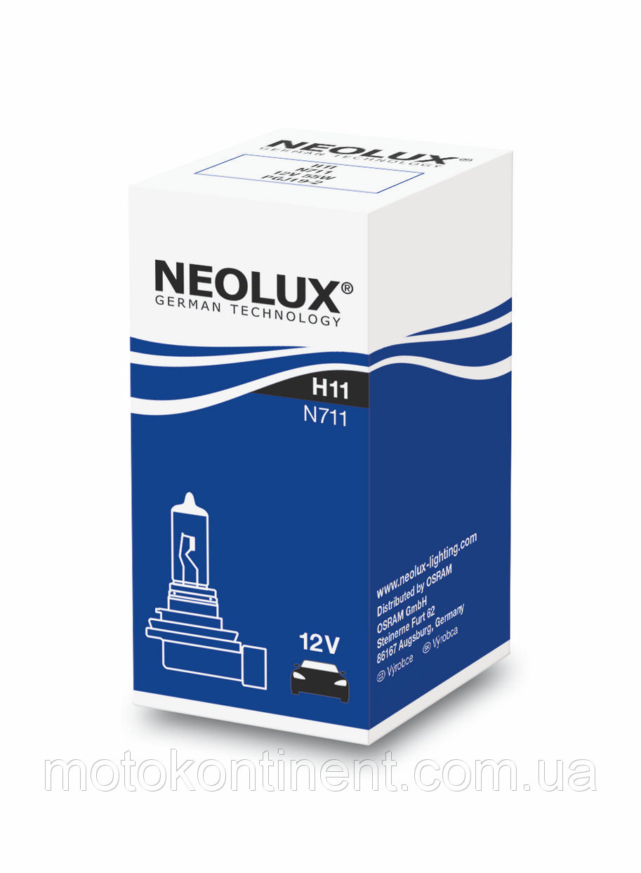 NEOLUX H11 | N711  H11 | Лампа H11  55 W 1шт. | превью 1