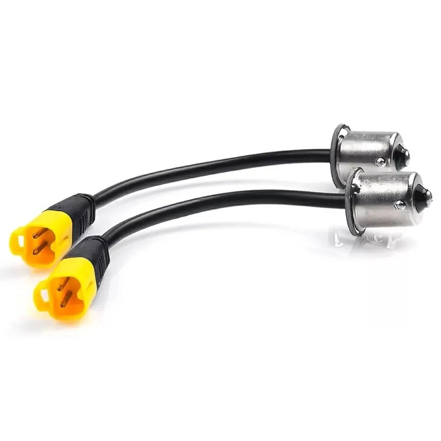 AOZOOM | ДХО в поворотники | P21W и W21W белый+оранж. Светодиод с функцией поворотника ПАРА | превью 3