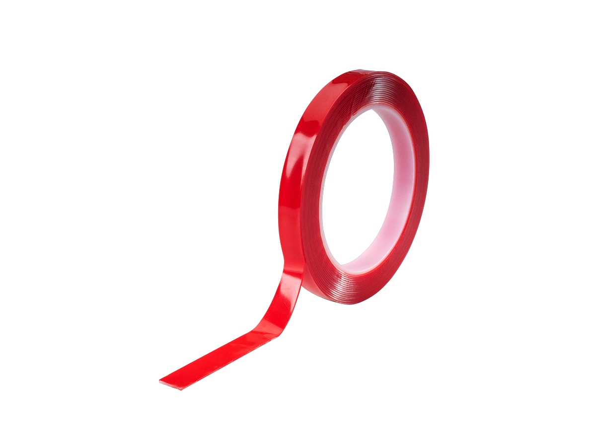 Скотч двусторонний | AurA ZTC-A212T | акриловая клейкая лента, прозрачная, 0.8 mm x 12mm x 5m | превью 1