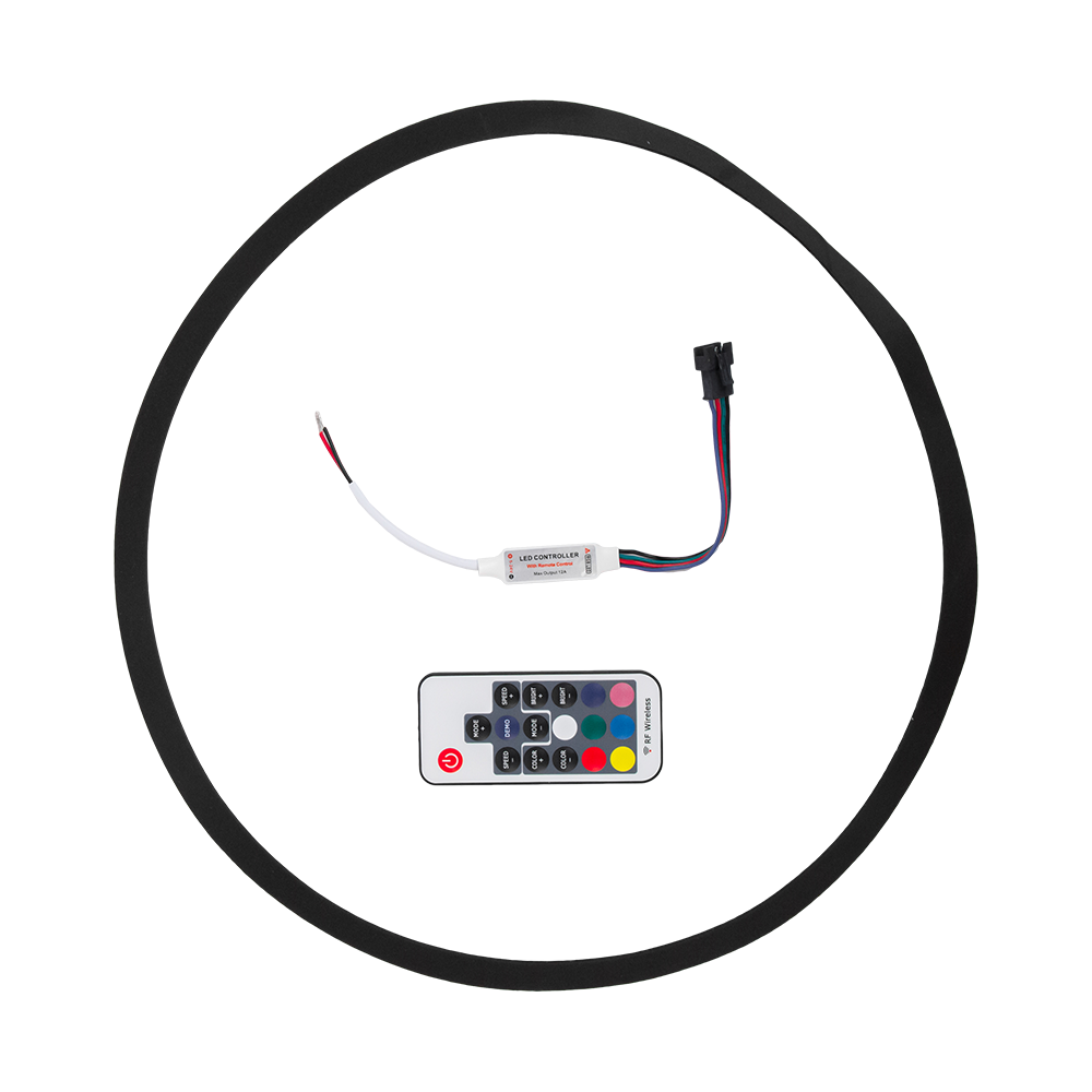 ACV | MRS102DLB | морской сабвуфер10" с RGB подсветкой/черный/2+2Ом/IPX4/RMS 300W | 5