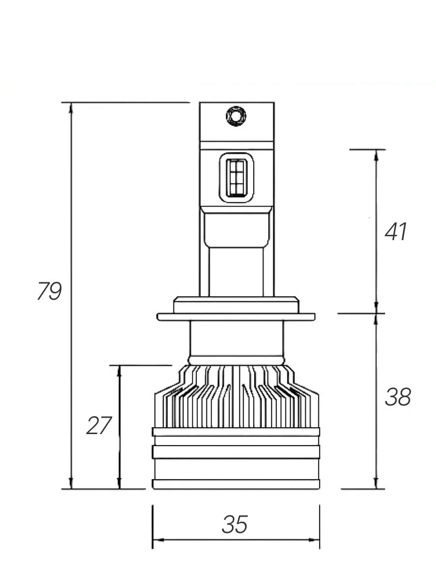 SVS | HB3 ActiveLight | LED 5500Lm, 3570CHIPS,12-24V/55W, 6000K, кулер| 2