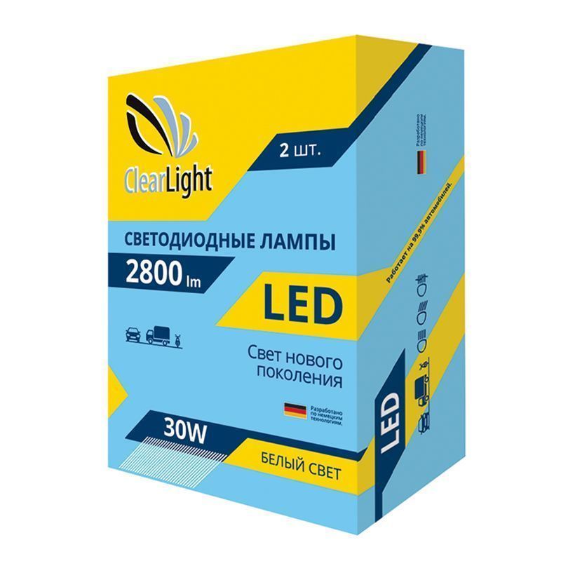 Clearlight | LED H4 | Лампа LED H4 2800 Lm (2 шт.) 12 в.| превью 1