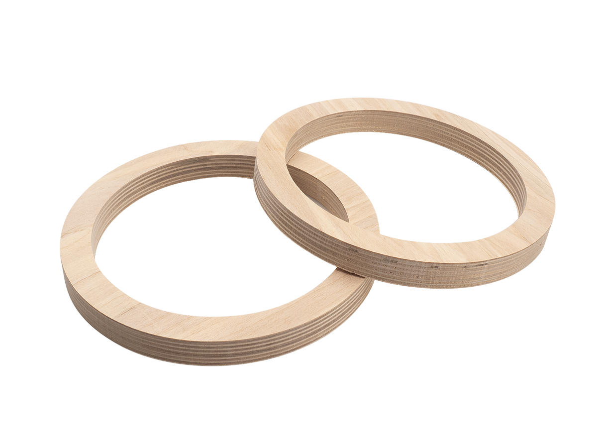 AURA | RNG-1618UPW | Кольцо проставочное универсальное под 16 См , толщина 18 мм, ФАНЕРА, ПАРА | превью 1
