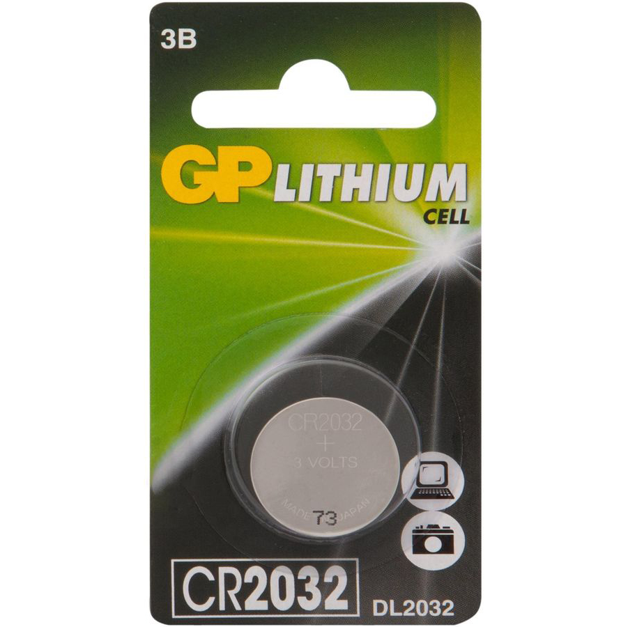 GP | CR2032 | Батарейка GP 1шт., ЦЕНА ЗА 1шт | 1