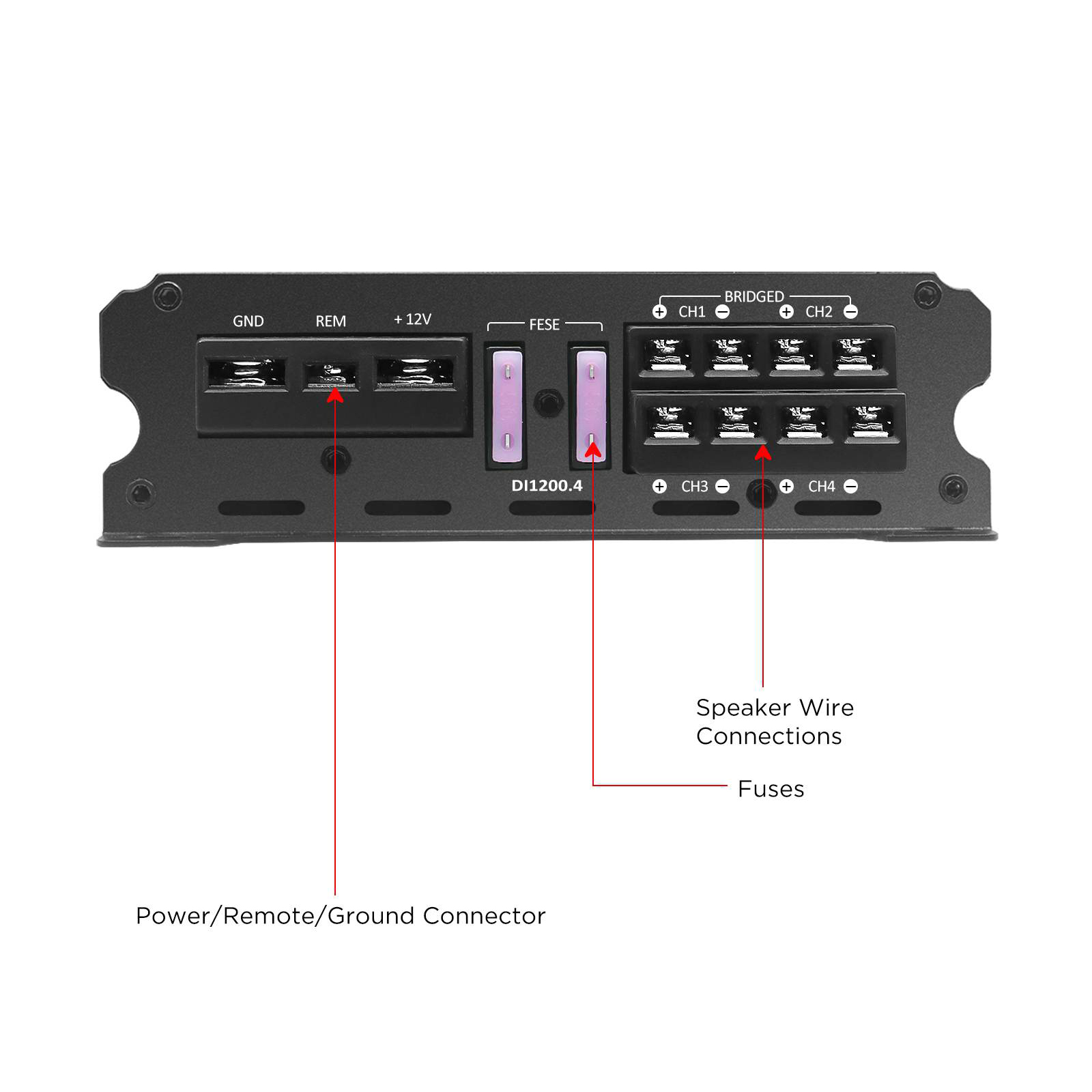 Recoil | DI1200.4 | 4-х канальный усил., 4х210/300W | 3