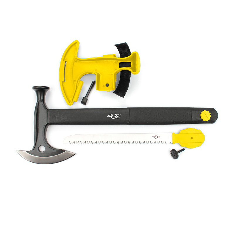 GANZO | Топор  FSA02 | топор,пила, огниво.Цвет:черно-желтый,вес:980 гр.| превью 2