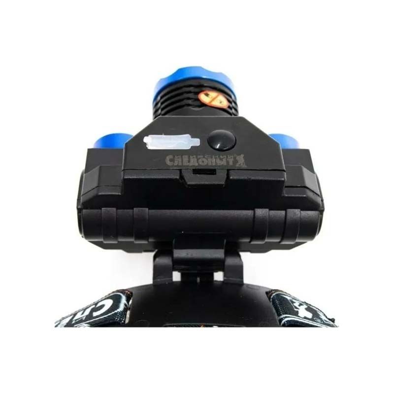 СИБИРСКИЙ СЛЕДОПЫТ| ЛЮКС | Налобный, 2cob+1led,zoom ,питание-аккум. 220В.| превью 2