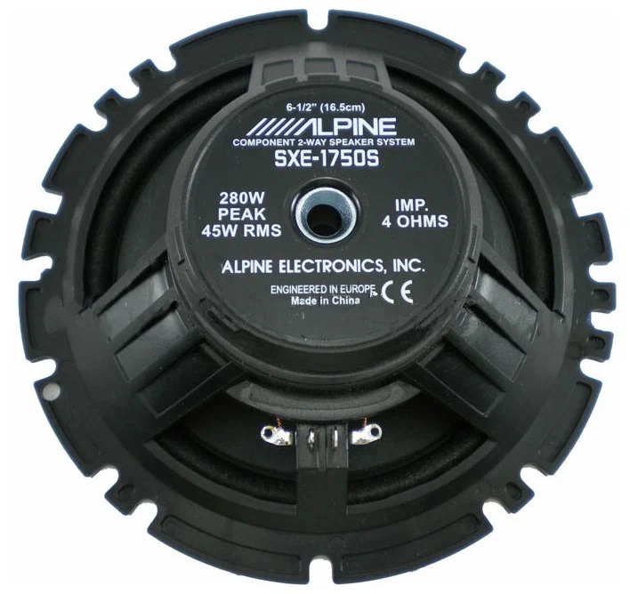 Alpine | SXE-1750s | V /  16 см. компонент. 280MAX/45RMS | превью 3