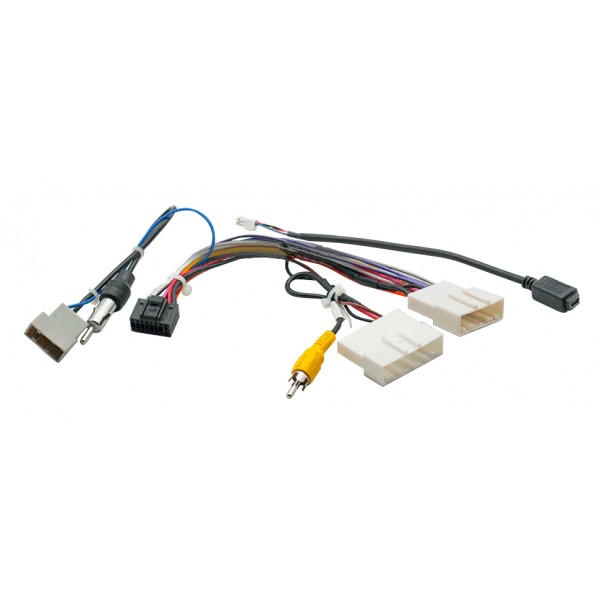CARAV | NS 16-105 | переходник Nissan 2014+, питание + Динамики + Антенна +камера+руль+USB | 1