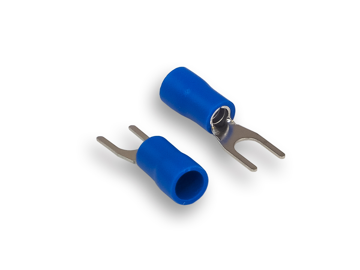 AurA | ATF-2542 | Клемма-вилка, синяя, диаметр кабеля: 1,5 - 2,5 mm, уп. 100шт. | превью 1