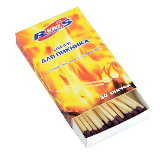 RUNIS  |  Спички для пикника 045 | индивидуальная упаковка,30 штук| превью 2