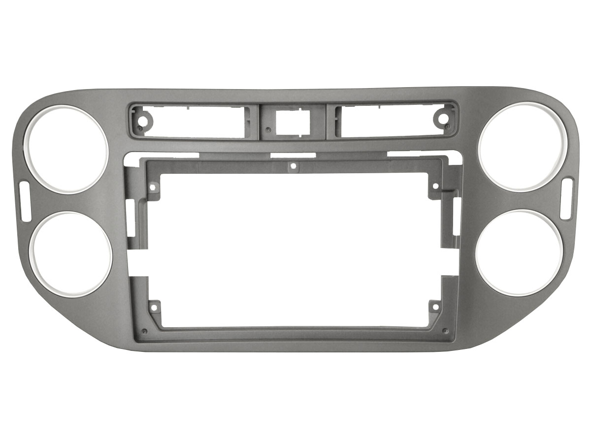 Incar | RVW-FC633 | рамка магнитолы 9" Tiguan 2011-2016 SILVER | 1