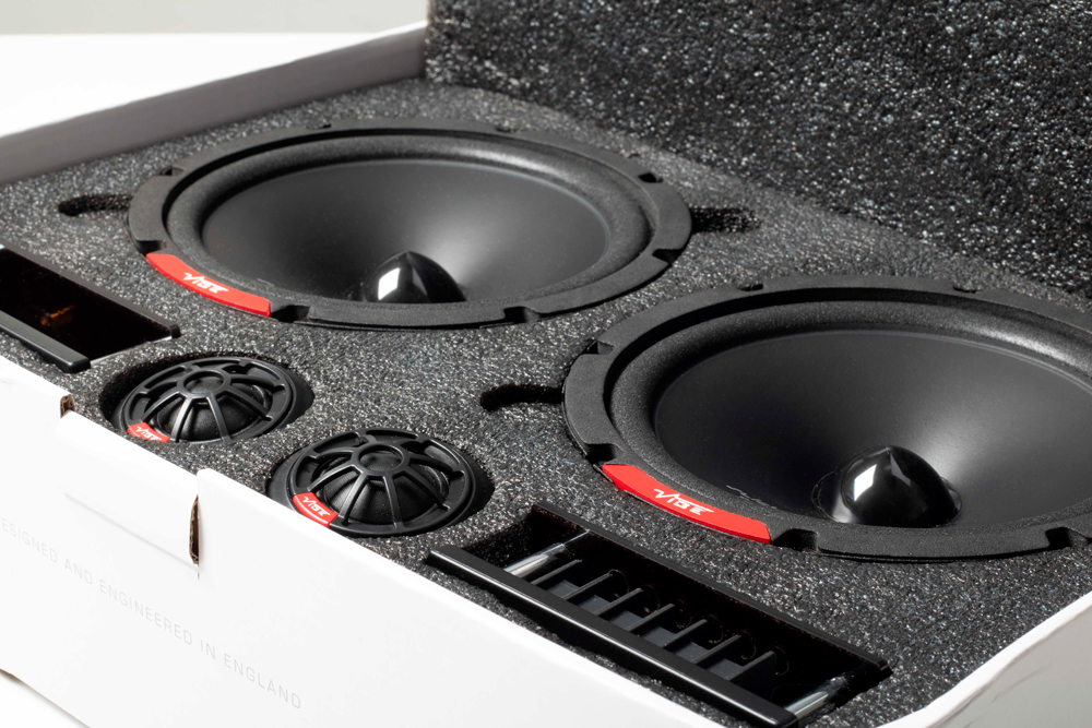 Vibe | SLICK6SQC-V9 | 6,5", компонентные, 4 Ом, 90/270 Вт,   | 6