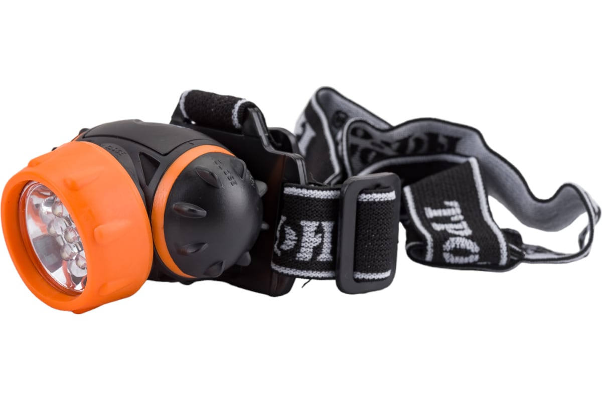 Фонарь | TG7 ТРОФИ | Светодиодный налобный фонарь, 7 белых светодиодов, 4 режима, 3хААА | превью 1