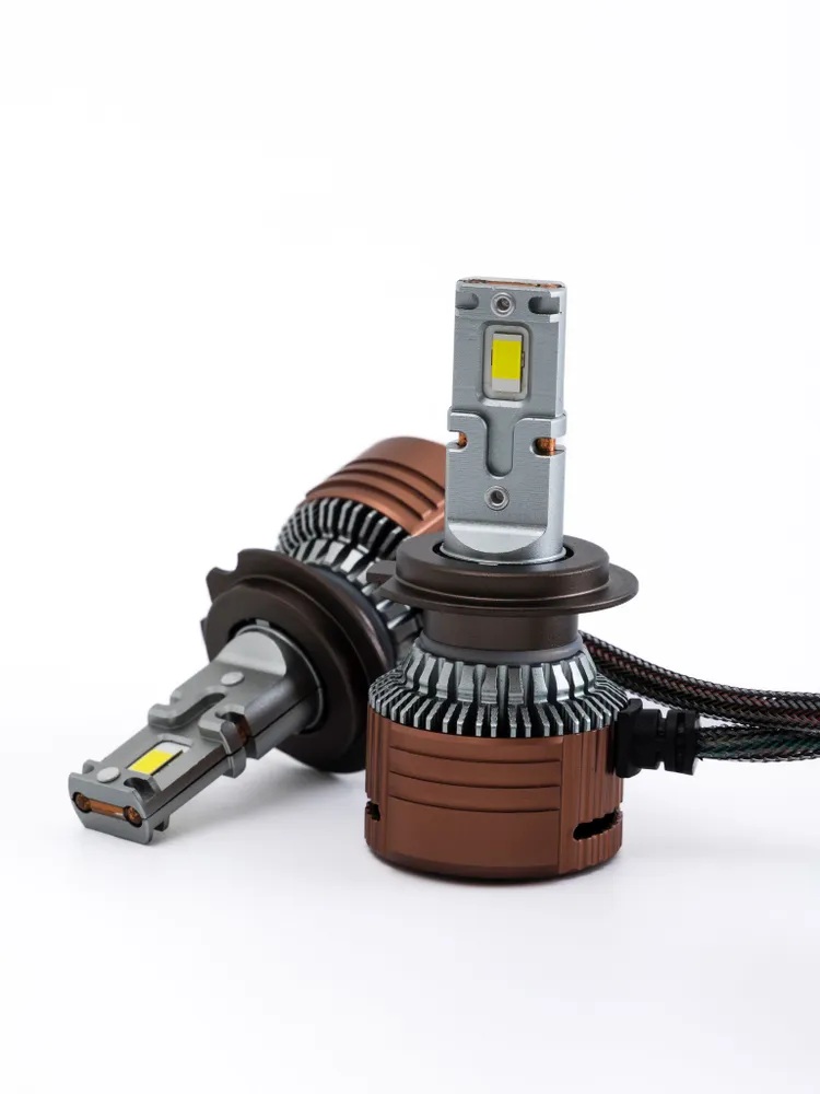 AOZOOM | P12 H7 | с вентилятором , 5500K , 12V, 75 Вт, 6000 Lm комплект 2 шт. | 1