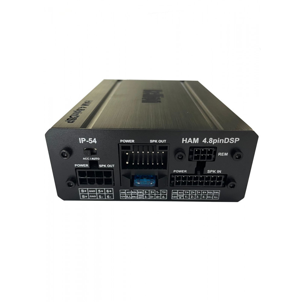 HELLION | HAM 4.8pin DSP | процессор с усилителем 6*80Вт, Pin-To-Pin для планшетов | превью 2