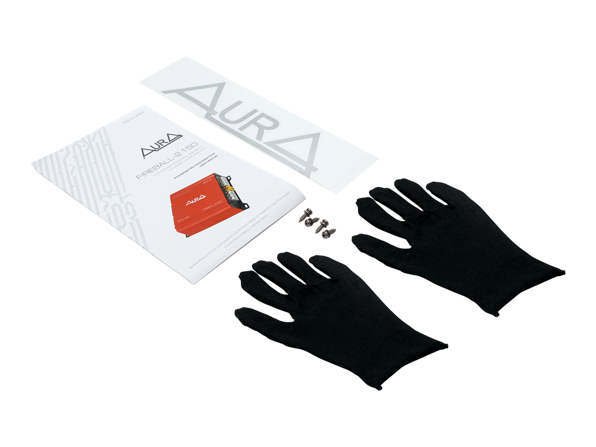 AurA | FIREBALL-2.150 | 2x100w (4 Ohm), 2x150w (2 Ohm), 1x230w (4 Ohm), LPF/HPF, 20Hz - 20kHz | 5