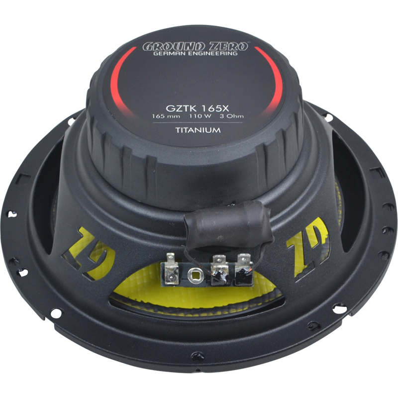 GROUND ZERO | GZTC 165.2X | 2-х комп 6,5"(16см), 100/150 Вт, 50Гц-22кГц, 4Ом, 90 дБ | 3