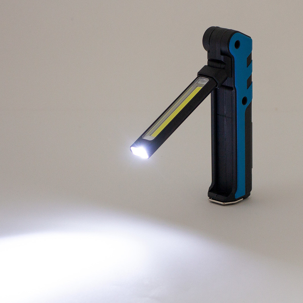 DolleX | FIS-19 |Фонарь инспекционный на аккум. LI-ION 3.7V 2000MA, COB (5W) + LED (3W), МАГНИТ, КР| 4