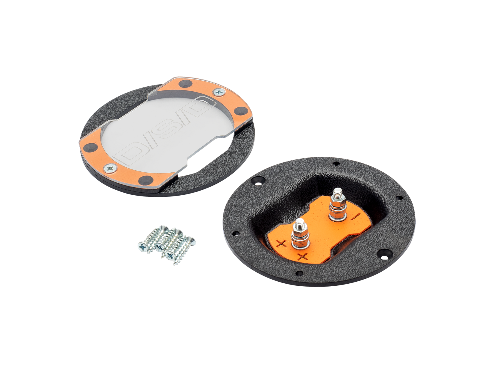 D/S/D | DWP-1176 | клемма саба 2-контактная, диаметр 76 мм, круглая, с крышкой | превью 2