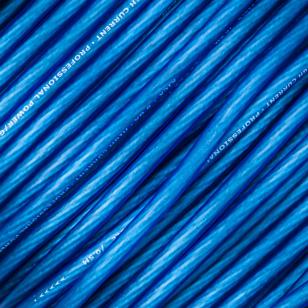 KICX | PCC 8100BS | OFC 8GA медно-алюм. 8,35 кв. СИНИЙ БУХТА 100м., цена за БУХТУ | 2