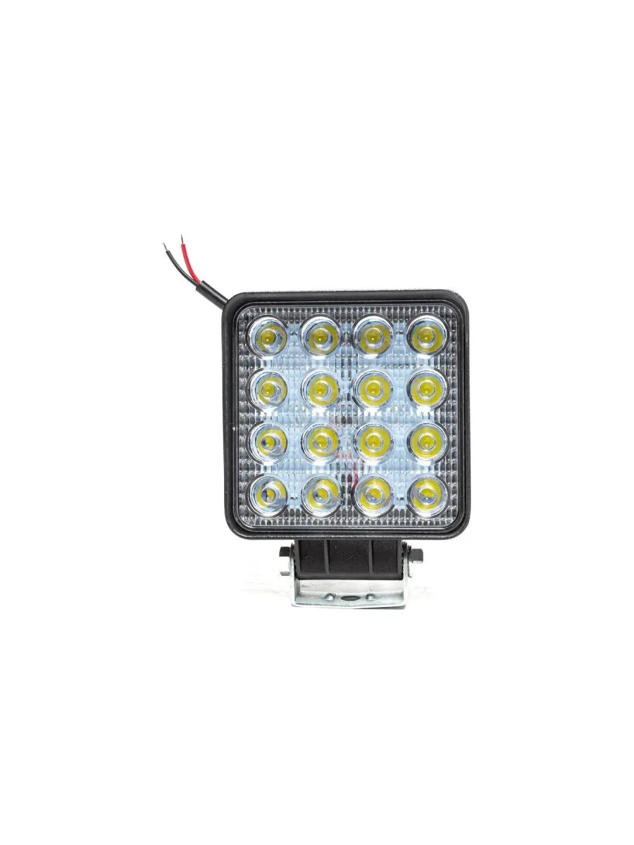 Автоэлектрика| AE48S-16LED-42PC |Фара светодиодная,квадратная,110*42*140,16диодов,48Вт,10-30V,1шт | превью 2