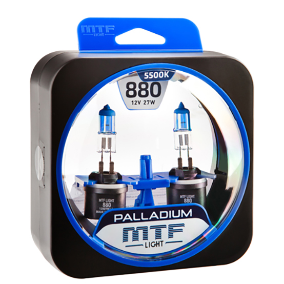 MTF | Palladium H27 | 12V 880 27W комплект ламп накаливания, 5400K | превью 2