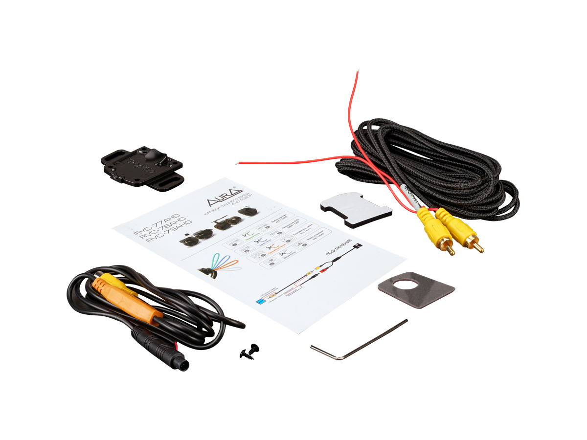 AurA | RVC-77AHD | видеокамера AHD, 1080x720, 160гр., IP68, RCA-AV, PAL, линии, перед/зад | превью 3