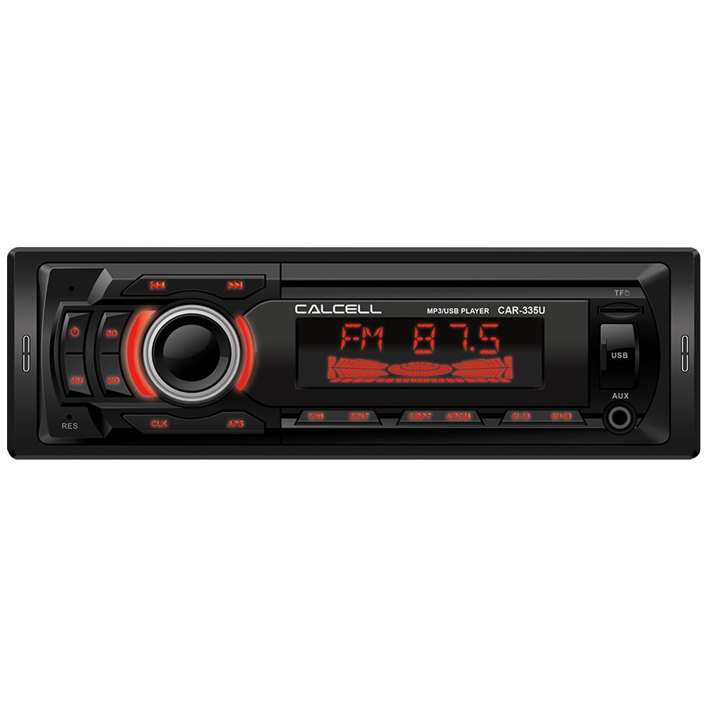 Calcell | CAR-335U | 4х35Вт, красн, USB, MicroSD, Front AUX | превью 1