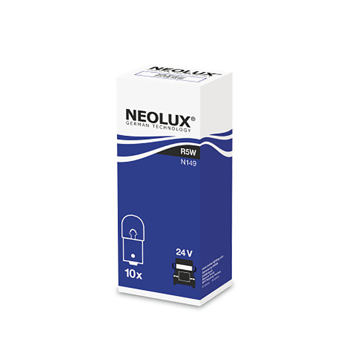 NEOLUX R5W| N149   | Лампа R5W  5W 24V BA15S 1уп. 10шт. | превью 3