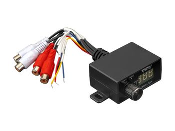 AurA | ALC-006VU | Выносной регулятор для усилителей, вольтметр, REM, RCA вход/выход, универсальный| - 1